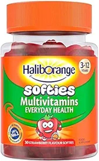 3-12 Years Multivitamins Everyday Health - 30 Strawberry Flavour Softies - 2 Pack