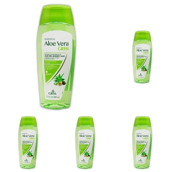Aloe Vera Shampoo| Moisturizing Shampoo with Aloe Vera Extract, Paraben Free Hair Product for Soft and Shiny Hair; 13.5 Fl Ounces (Pack of 5)