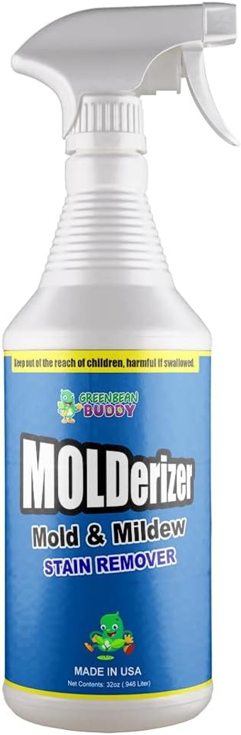 Mold Stain Remover and Mildew Stain Remover, No Bleach Formula, Used by Mold Professionals, Molderizer 32oz
