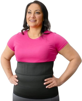 Plus Size Abdominal Binder Post Surgery Tummy Tuck | Postpartum Belly Band Wrap | Post C Section Belly Binder | Stomach Compression Hernia Belt For Men or Women After Pregnancy, Hysterectomy (L/XL)