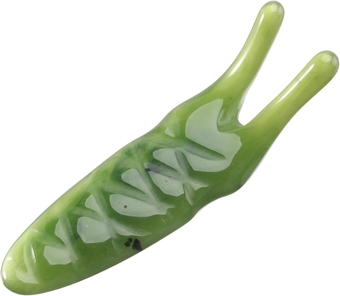1pc Two-Prong Nose Scraper Natural Resin Nose Scraper Two-pronged Nose Massager Manual Massage Tools Roller Massager Muscle Release Tool Jade Gua Sha Board Resin Massager