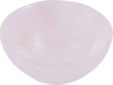 Natural Rose Quartz Stone Bowl Hand Carved Crystal Reiki Healing Energy Generator Gemstones