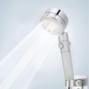 G1/2in Thread Shower Head Adjustable Hand Shower with 3 Modes for Bathroom Accessories Shower Head Kit Shower Sprayer