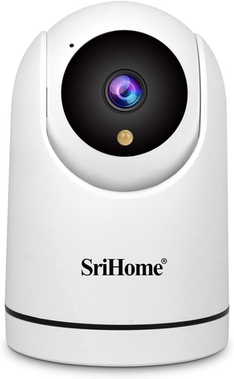 SriHome 1080P WiFi Security Camera with Pan Tilt/2 Way Audio/Motion Detection/Night Vision/TF Card Baby Monitor Surveillance IP Camera(SH042)