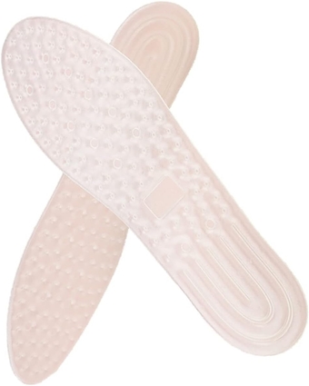 1 Pair Absorption Insole Shoe Heel Pad Cushions Arch Support Inserts Inflatable Insoles Orthotic Inflatable Heel Cushion Gel Insoles Shoe Insole Work White Soft Floor Mat