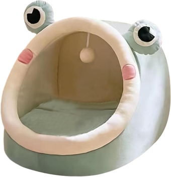 Cat Cave Shelters, Semi Enclosed Cat Bed Cave, Comfortable Cat Shelter House, Durable Cozy Kitten House, Easy Clean Pet Indoor Bed Design, Skin Friendly Kitten Warm House for Small Medium Pet