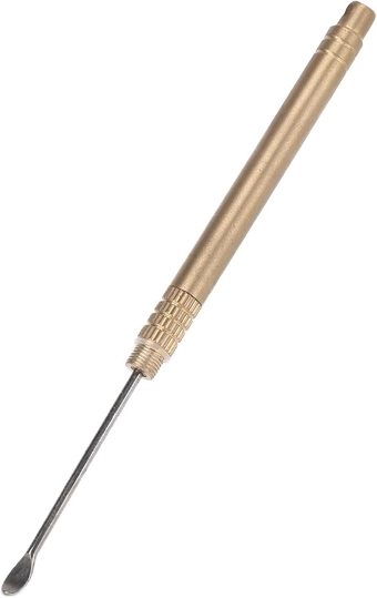 Ear Pick Alloy Brass Portable Light Removal Tool for Cleaned Ears