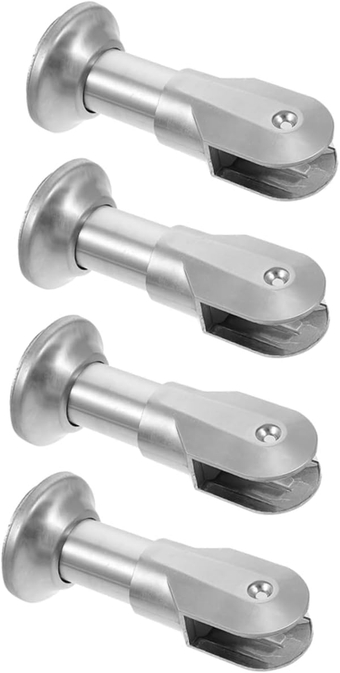 4pcs Partition Bracket Feet Fitting Room Restroom Partition Support Bathroom Partition Foot An Fittings Restroom Partition Fittings Furniture Legs Stainless Steel Cut off
