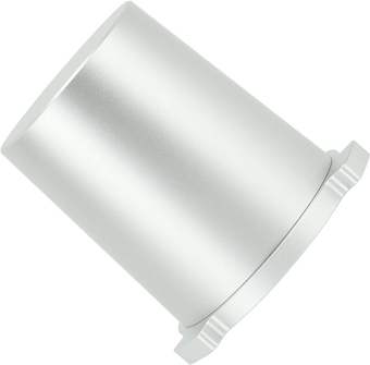 Dosing Cup Aluminium, Coffee Espresso Machine Parts Accessories Aluminium Alloy Dosing Cup 51mm Special Powder Cup Coffee Machine Handle Connecting Powder for 9335 9 Series (Silver)