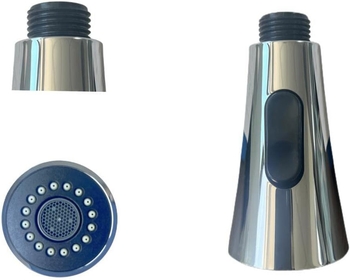 Kitchen Faucet Head Replacement Simple Kitchen Sink Faucet Parts Kitchen Faucet Head G 1/2 Pull Down Faucet Spray Head Movable Kitchen Tap Head Faucet Sprayer Water(Chrome)