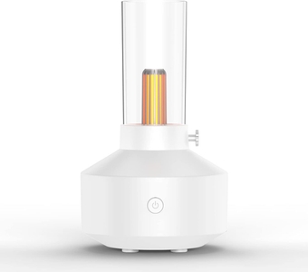 Essential Oil Diffuser  Ultrasonic Diffusers for Essential Oils, Aroma Diffuser Cool Mist Humidifier with Mood Light, Waterless Auto-Off & Whisper Quiet Operation for Home Office Bedroom(White)