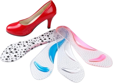 Silicone Insoles plantillas ortopedicas para Hombre high Heel Shoes Inserts for Women Mens Shoe Inserts Massage Gel Silicone Gel Shoes Gel Pads Insole Man Inner Cushion Orthopedic