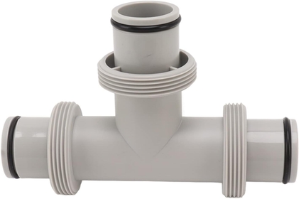 Split Hose Plunger Valve,Split Swimming Pool Hose Plunger Valve 2 in 1 T Shape Hose Plunger Valve Replacement for Filter Circulation System Pool Pump Maintenance