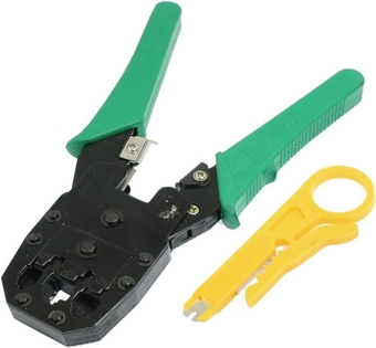 New  Plastic Coated Featured Handle Modular RJ45 reliable efficacy RJ11 Network Crimping Tool Pliers(id:37f d8 0e 390)