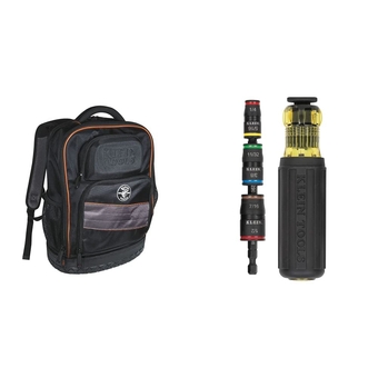 Tradesman Pro Tech Backpack + 7-in-1 Impact Flip Socket Set