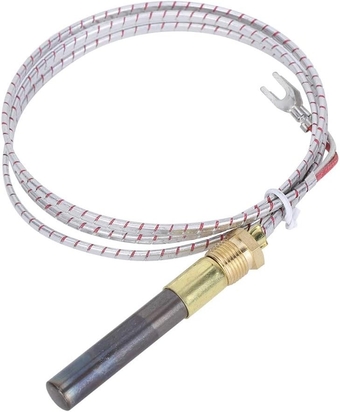 Thermopile Generator, 36" 750 Millivolt Thermopile Fireplace Thermopile Replacement Stove Accessories for Fire Gas Stoves Heat, Frying Furnace Thermopile Thermogenerator