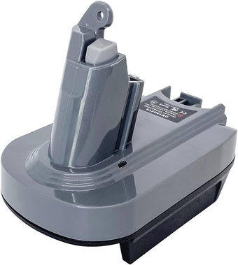 Replacement for Dyson V6 21.6V Battery Adapter for V6 Cordless Vacuum Tools, Convert for Milwaukee M18 18V& Dewalt 20V Lithium Battery to Dyson V6 Animal Absolute Motorhead Battery SV04 SV09 DC59 DC62