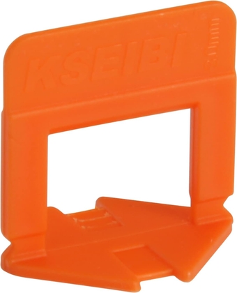 Easy Tile Leveling System 1/8 inch 292030 Floor Tile Spacers 200-Pieces Setting Clips for Ceramic Tile and Stone Installation(200, 1/8inch - 3.0mm)
