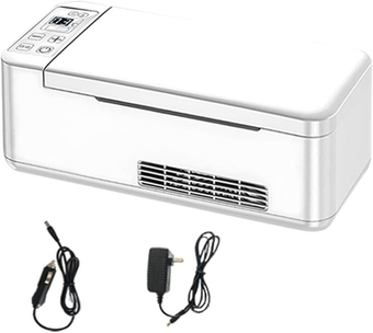 Insulin Refrigerated Box 2-8℃ Thermostat Reefer With lithium battery*1 Portable Car Refrigerators Case Cooler or Travel Home Car with Hot Cool Dual Control