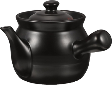 2. 6L Ceramic Casserole Pot Health Decoction Skillet High Temperature Medicine Pot Porcelain Stew Pot Boil Pan for Cooking Hot Pot Dolsot Bibimbap and Soup