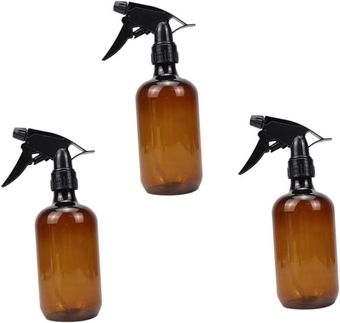 3pcs 500ml Watering Can Plastic Spray Bottle Hair Water Spray Bottle Misting Plants Bottle Empty Spray Bottle Hair Mist Bottle Travel Water The Flowers Plant Bottle The re-usable