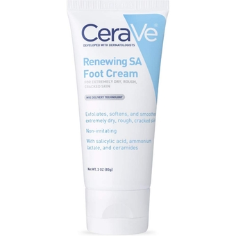 Foot Cream with Salicylic Acid | 3 oz | Foot Cream for Dry Cracked' | Fragrance Free