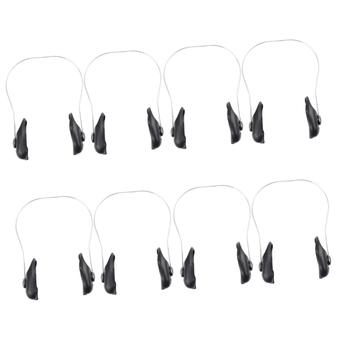 8 pcs Baked oil silicone earmuffs hairdressing ear covers salon ear covers ear shower caps ear covers for shower hair protector for sleeping ear caps ear muffs hair dye rubber