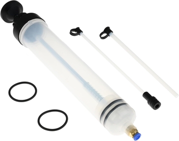 Fluid Extractor, 500CC suction syringe, Oil Syringe Manual Extraction Fill Pump, Fluid Syringe Pump Manual Suction Vacuum Fuel Car Transfer for Automotive Car Motorcycle Boat