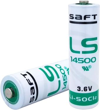 2 Pack LS14500 LS 14500 3.6V Lithium AA Battery for SAFT LS14500 Water Electricity Meter PLC Facility Equipment Spare Generic Battery