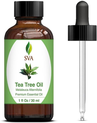 Tea Tree Essential Oil 1oz (30ml) Premium Essential Oil with Dropper for Hair Care, Scalp Massage, Diffuser, Aromatherapy, & Skin Care