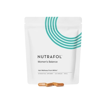 Women's Balance Hair Growth Supplements, Ages 45 and Up, Clinically Proven Hair Supplement for Visibly Thicker Hair and Scalp Coverage, Dermatologist Recommended - 1 Month Supply Refill Pouch