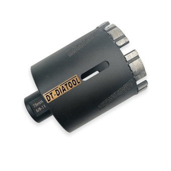 Diamond Core Drill Bit 3" - Welded Hole Saw 75mm with 5/8-11 Thread for Granite Marble Concrete Hard Stone for Angle Grinder
