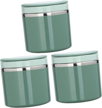 3pcs Breakfast Cup Vacuum Container Heated Box for Adults Pasta Containers Food Containers Food Prep Container Hot Food Container Sealing Soup Container Breakfast Carrier Pp