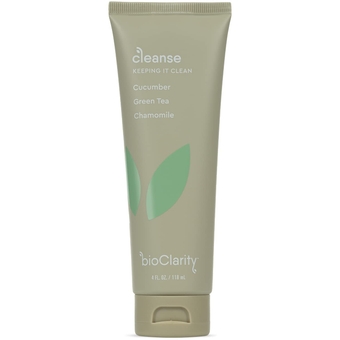 Face Cleanser | 100% Vegan, Gentle Wash with Cucumber, Green Tea, and Chamomile, for Sensitive Oily Skin. Natural Ingredients (4 Fl Oz)