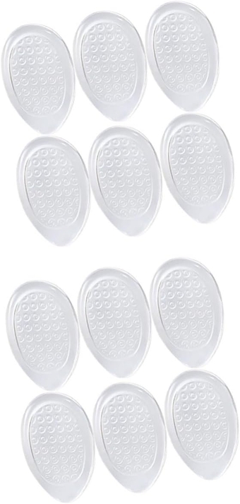 6 Pairs Heel Grip Liner Back Heel Protectors Adhesive Shoe Pads Shoe Inserts for High Heels Heel Liner Metatarsal Pad High Heel Insoles Clear Heel Clear Gel Cushion Grinding Feet