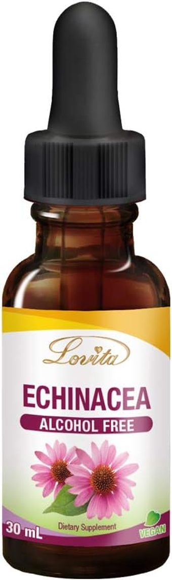 Echinacea Drops, Echinacea Extract 350mg per Serving, Kids Immune Defense Formula with Elderberry and Licorice Extract, Alcohol Free Echinacea Herb Liquid, 1 Fluid Ounce