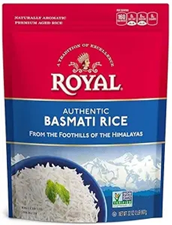 White Basmati Rice, 4 Pounds (2 x 2 Pound Bag) (Pack of 2)