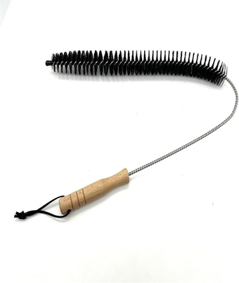 Cleaning Brush Cleaning Brush Flexible Long Multifunctional Dust Collector Washing Machine Drying Machine Cleaning Brush Radiator Tool (Color : Semihair 75cm)