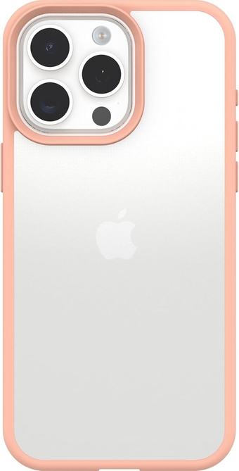 iPhone 15 Pro MAX (Only) Prefix Series Case - PEACH PERFECT, ultra-thin, pocket-friendly, raised edges protect camera & screen, wireless charging compatible