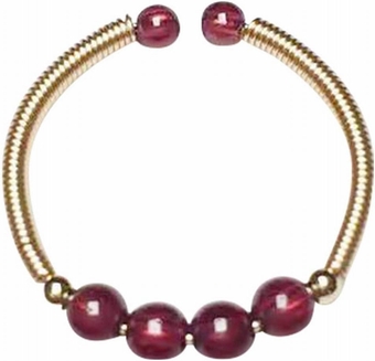 2023 New New Ring Adjustable Anxiety Ring. Unisex Ring with Beads Spinning Ring Creative Jewelry Daughters Ring (Wine, One Size)