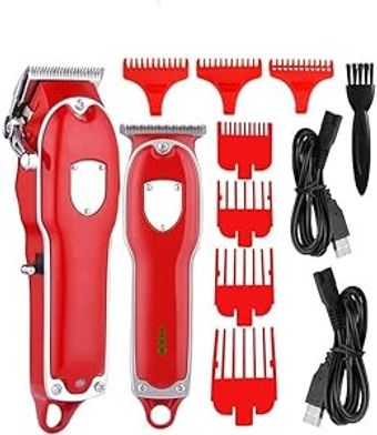 Hair Clippers for Men, Professional Powerful Electric Hair Clipper and Hair Trimmer Combo Men Adjustable Rechargeable Finishing Haircut Machine