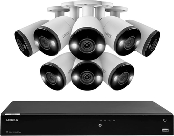 Fusion 4K (16 Camera Capable) 4TB Wired NVR System with Bullet Cameras Featuring Smart Deterrence and Two-Way Talk