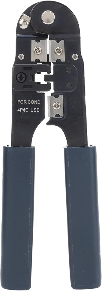 Open Barrel Terminal Crimper Plier Tool Telecommunications Connector Crimping Tool Non-Insulated,Insulated and Non-Insulated Ferrules Connectors 190mm