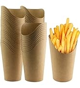 Green Direct Brown French Fries Cup The Perfect Paper French Fries Cup Holder for all Occasions P...