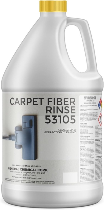 - Carpet Fiber Rinse & Odor Neutralizer Solution 53105|Prevent Browning, Bleeding & Odors with Top Carpet Cleaner Liquid|Carpet Fiber Rinse Professional Residue Attracting Agent -1 Gallon