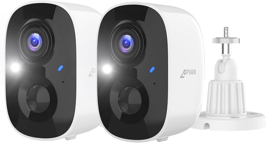 Wireless Security Camera Outdoor, 1080P HD Night Vision Camera with AI Recognition, PIR Motion Detection, Siren Alarm, Rechargeable, Spotlight, 2-Way Audio, Waterproof, SD/Cloud Storage