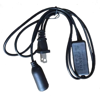 8 Foot Long Black Electrical Wire with Button Switch,Crow Lamp Cord, US Plug, DIY Repair for Bird Wall Lamp,Bird Table Lamp (8 FT Black Cable)