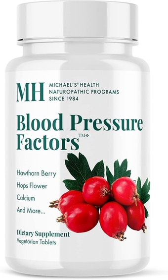 Health Naturopathic Programs Blood Pressure Factors - 60 Vegetarian Tablets, Pack of 2 - Provides Fluid Balance Support - Kosher - 20 Servings