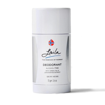 Laila   Deodorant - With Green Tea And Lemongrass Extracts - Alcohol And Aluminum Free for Sensitive Skin - Long Lasting Fresh and Clean Scent