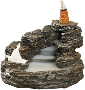 Rockery Incense Burner，Burner Backflow Incense Burner Holder Holder Home Office Decor